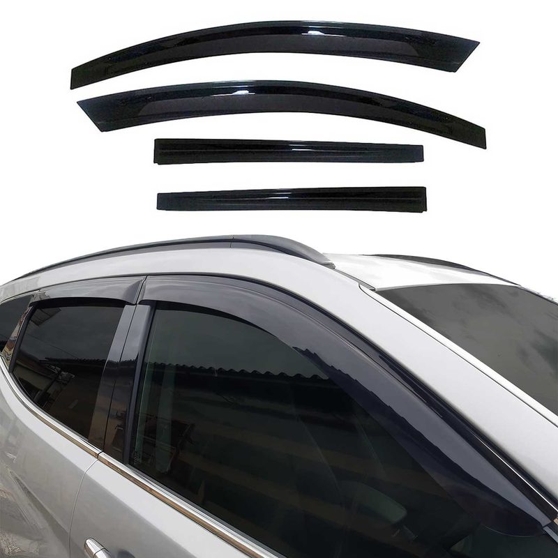 2017-2022 Kia Sportage Window Visor Vent Rain Deflector 4Pcs Smoke
