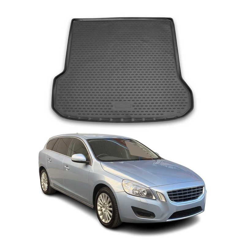 2008-2016 Volvo V70 Cargo Liner Trunk Mat All Weather Black