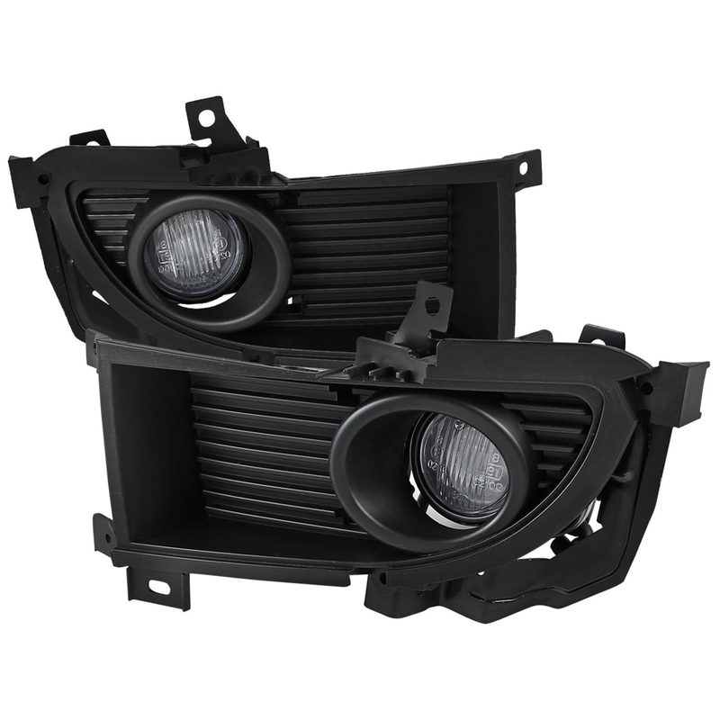 2004-2005 Mitsubishi Lancer Ralliart H3 Fog Lights Kit & Switch Chrome