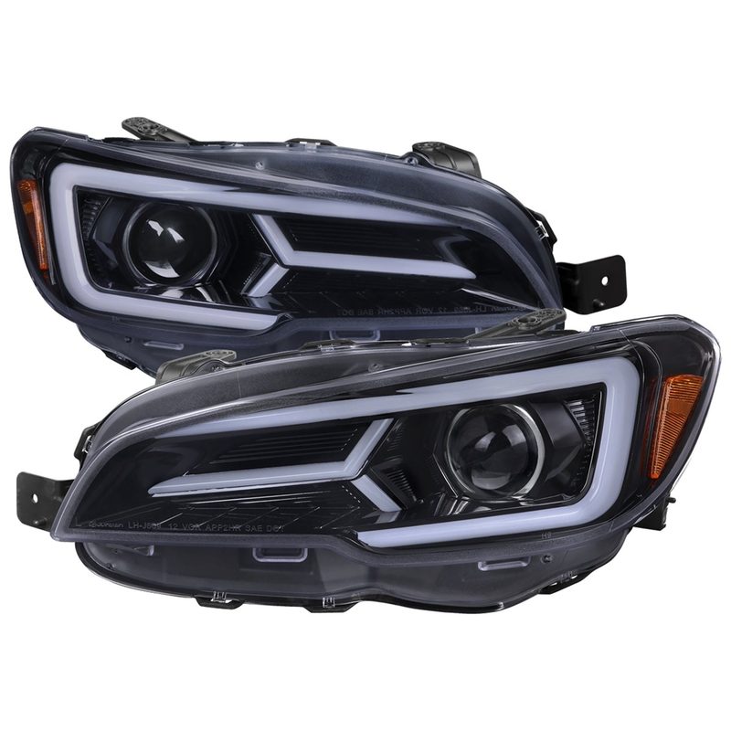 2015-2021 Subaru Impreza WRX/STI LED Bar Sequential Turn Signal Black/Smoke