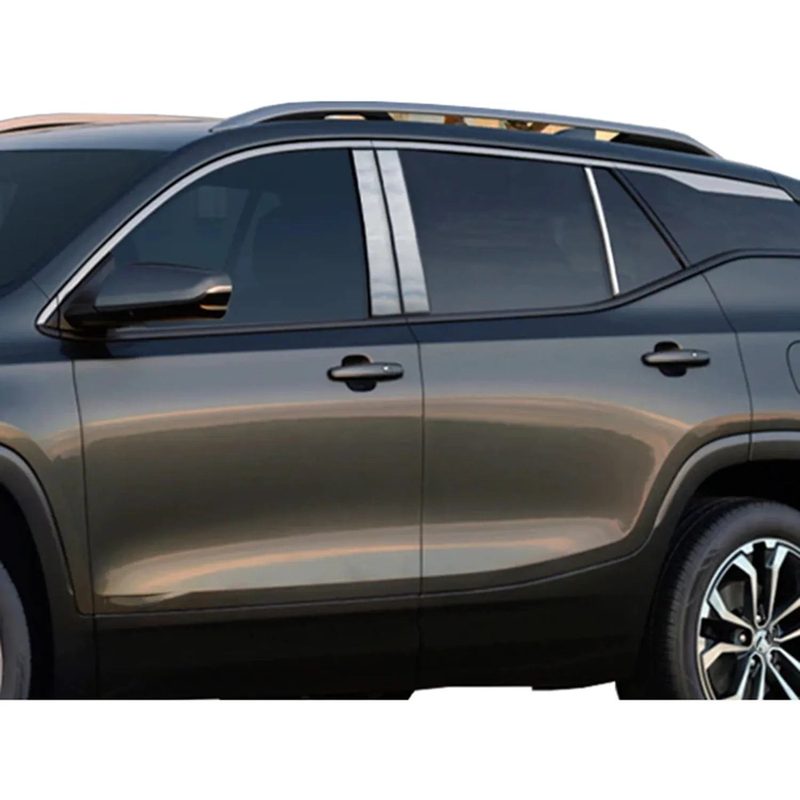 2018-2023 GMC Terrain Stainless Steel Pillar Trim 6 Pcs