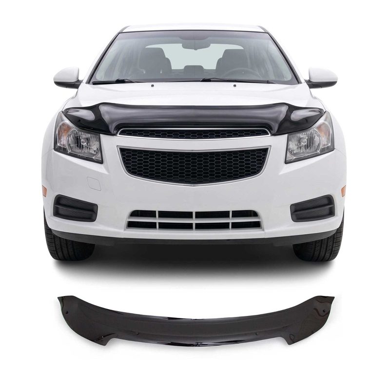 2011-2015 Chevrolet Cruze Front Bug Shield Hood Deflector 1 Pc Smoke