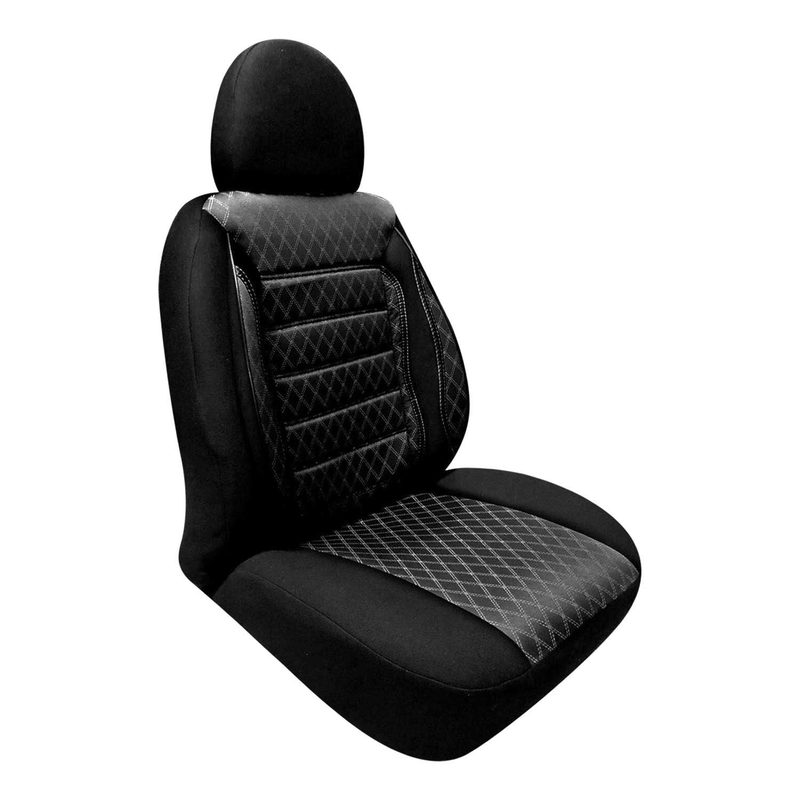 Car Front Seat Cover Cushion Breathable Protection Non Slip Black