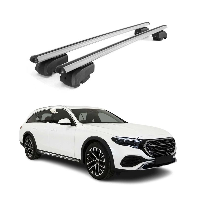 2017-2023 Mercedes E Class S213 Wagon Roof Rack Cross Bars Silver