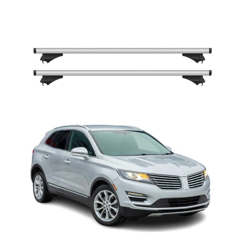 2015-2019 Lincoln MKC Roof Rack Cross Bars Silver