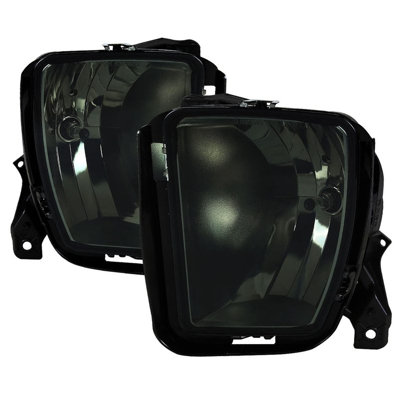 2013-2018 Dodge RAM 1500 9006 Fog Lights Kit Chrome Housing/Smoke Lens