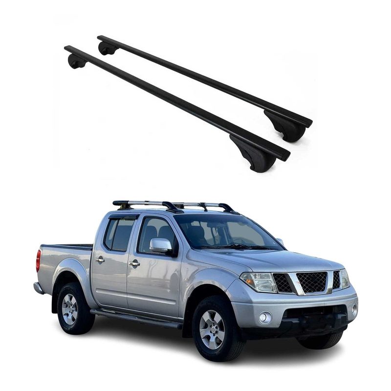 2005-2021 Nissan Frontier Roof Rack Cross Bars Black