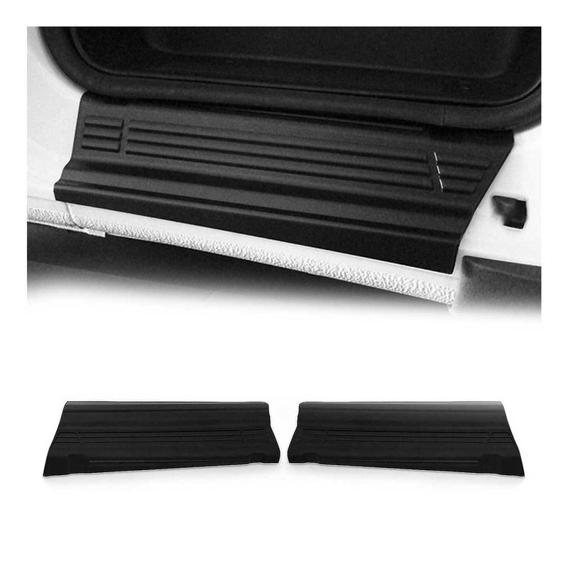 2023-2026 RAM ProMaster Door Sill Scuff Plate Scratch Protector Black 2 Pcs