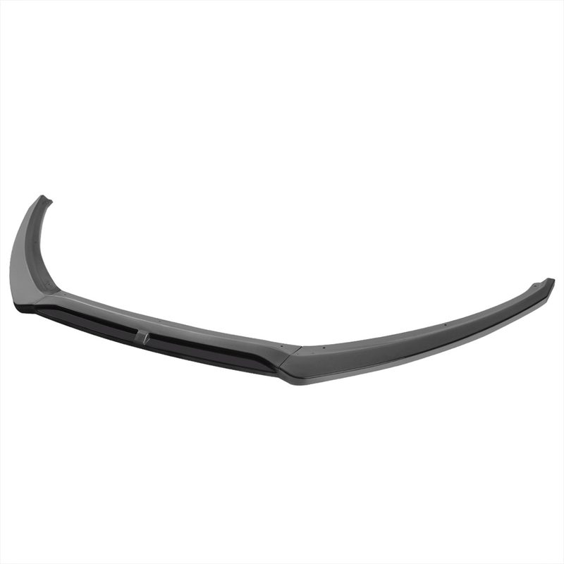 2015-2018 Ford Focus Matte Black Polypropylene 3Pcs Bumper Lip Spoiler