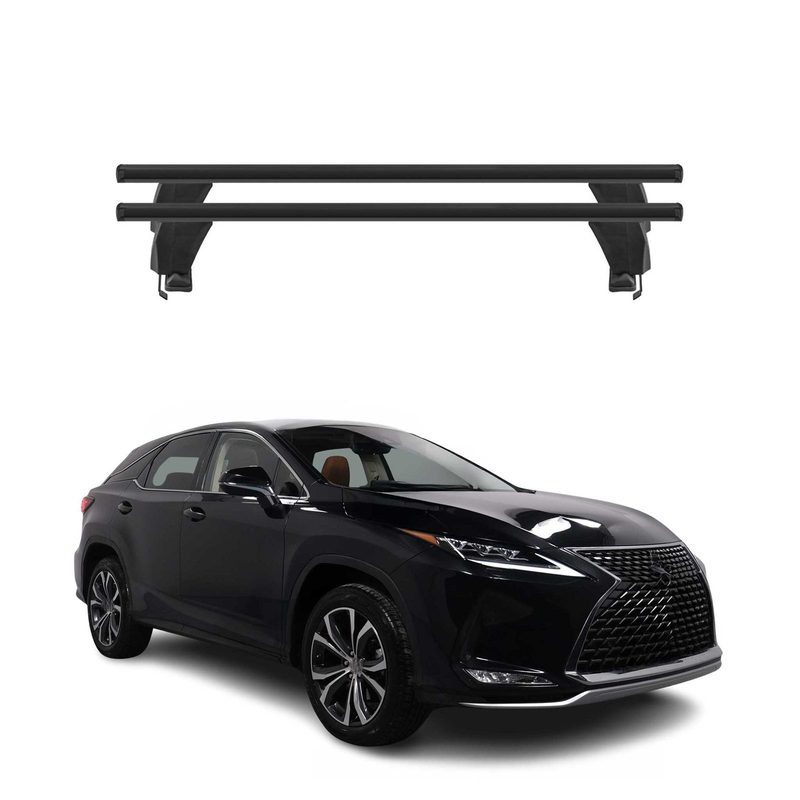 2016-2022 Lexus RX Roof Rack Cross Bars Black
