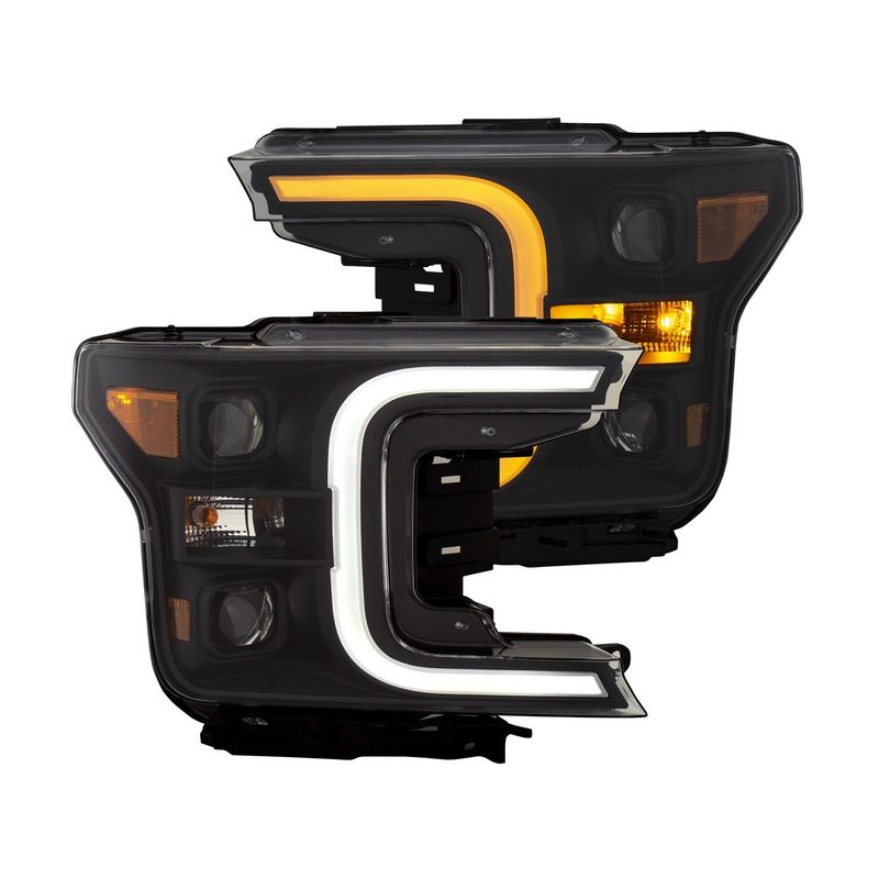 Anzo Black Switchback Projector Headlights 111398