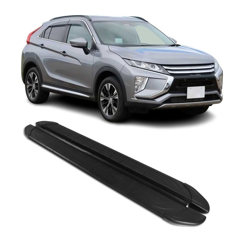2018-2024 Mitsubishi Eclipse Cross Running Boards Side Steps Black