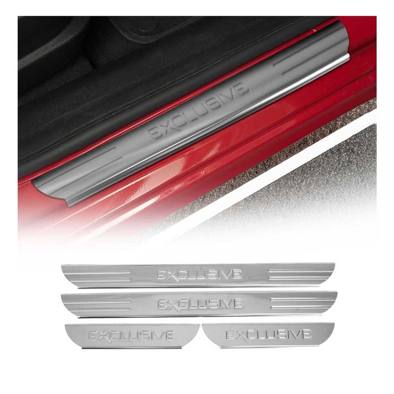 2006-2012 Toyota RAV4 Door Sill Scuff Plate Scratch Exclusive Stainless Steel 4x