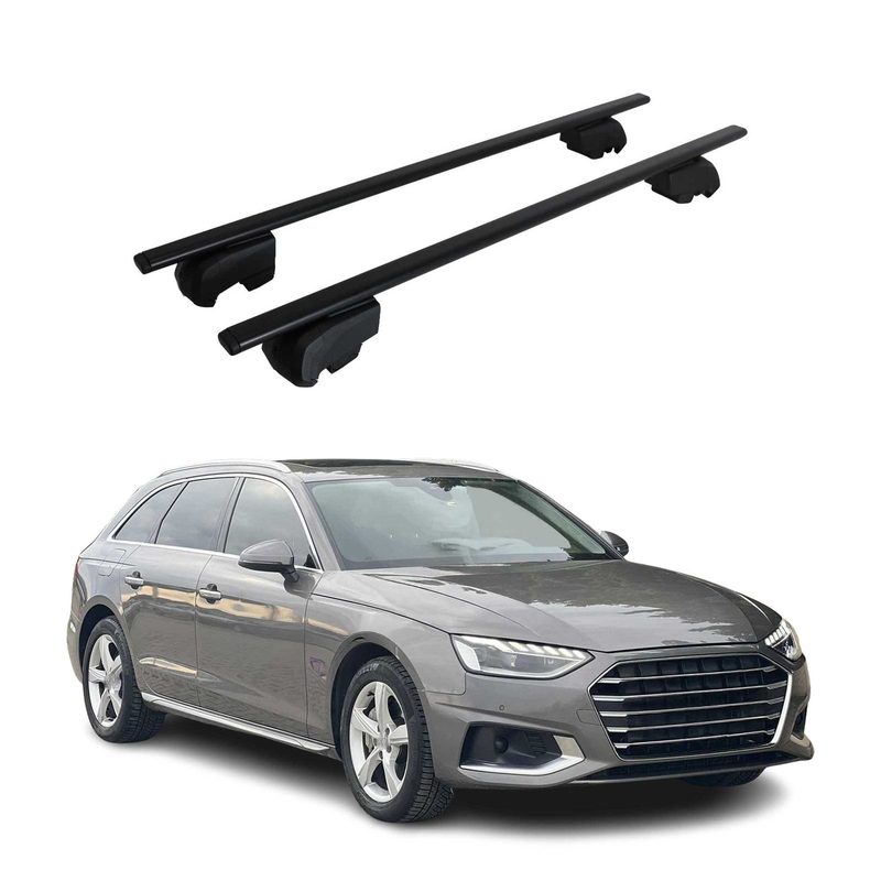 2017-2023 Audi A4 Wagon Roof Rack Cross Bars Black