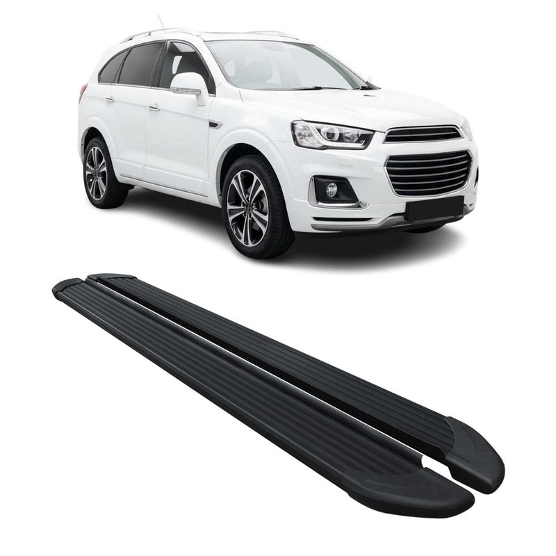 2019-2024 Chevrolet Captiva Running Boards Side Steps Black