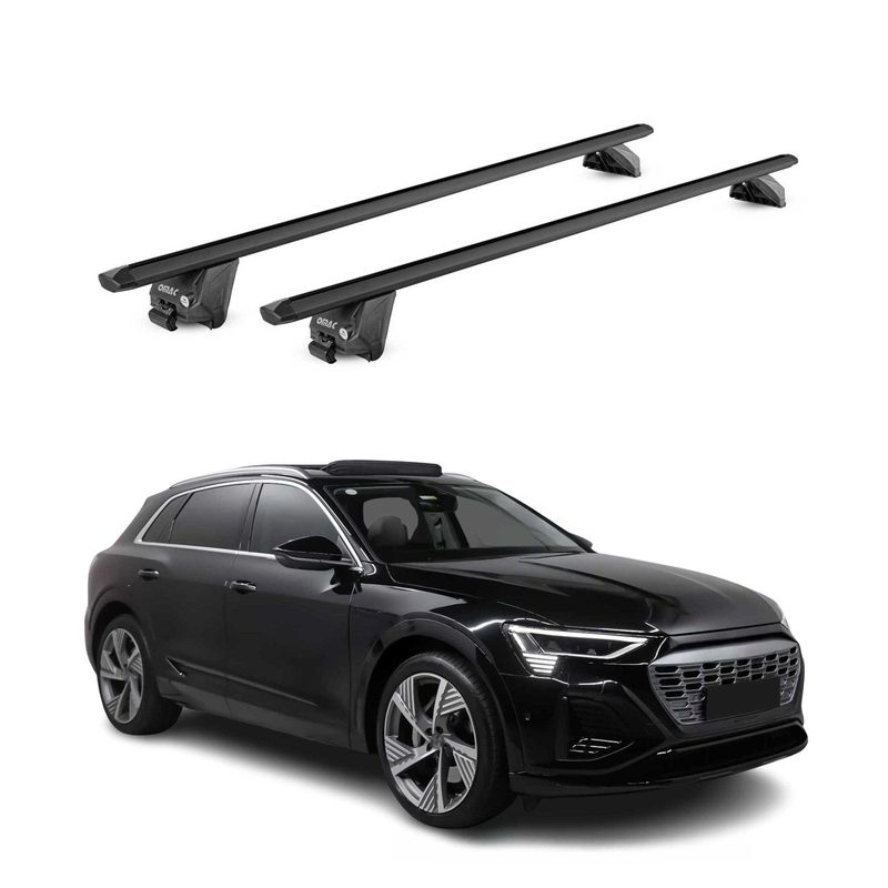 2019-2023 Audi e-tron Quattro Roof Rack Cross Bars Black