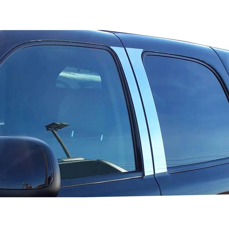 2002-2006 Cadillac Escalade Stainless Steel Pillar Trim 4Pc