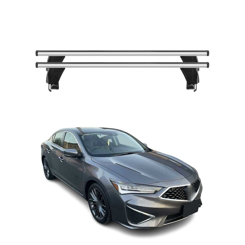 2013-2022 Acura Ilx Roof Rack Cross Bars Silver