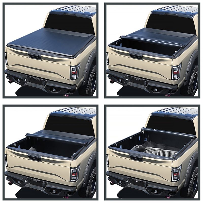 2014-2018 Chevy Silverado 1500/Sierra 1500 78" Bed Roll Up Vinyl Tonneau Cover