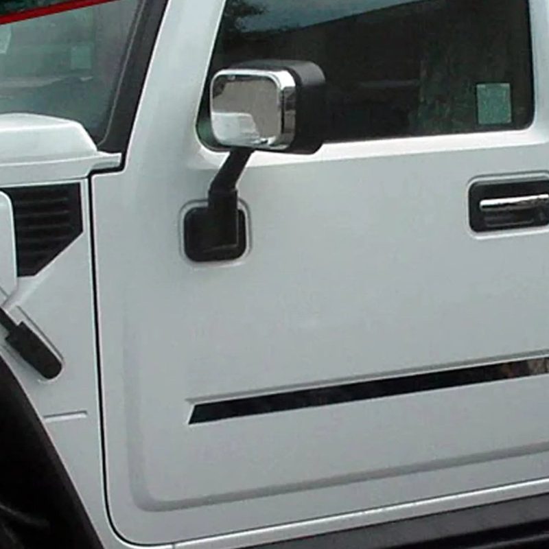 2003-2009 Hummer H2 Stainless Steel Molding Insert 4 Pcs