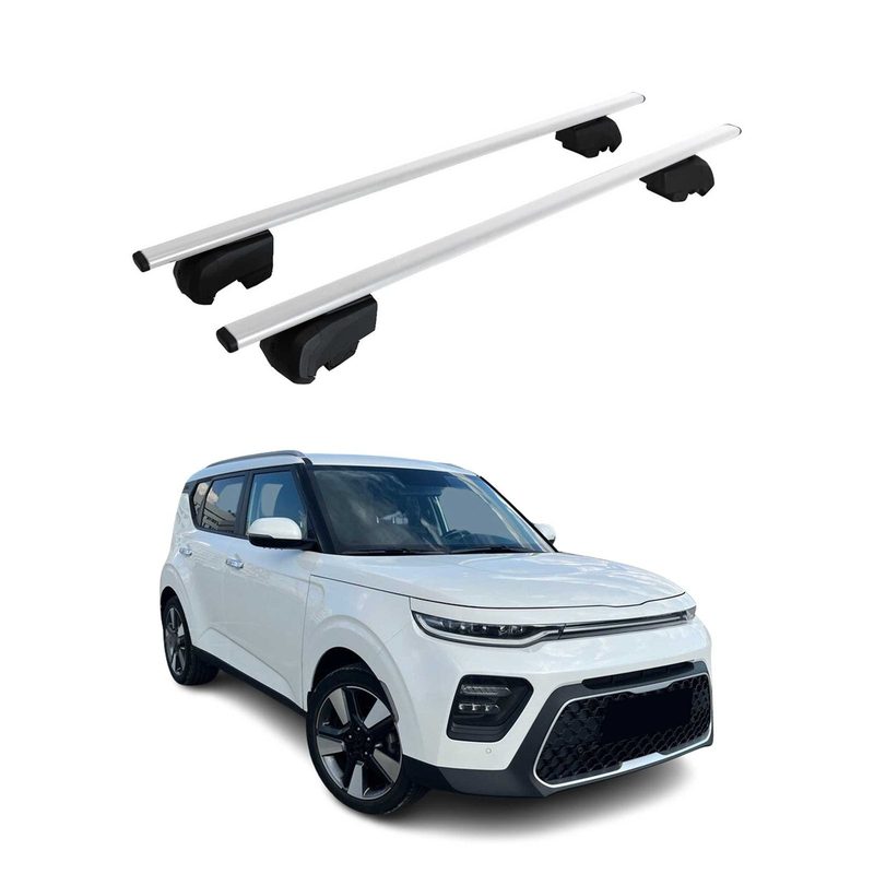 2020-2022 Kia Soul X-Line Roof Rack Cross Bars Silver