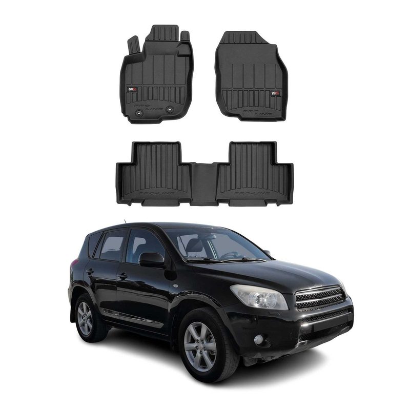 2006-2012 Toyota RAV4 Premium Floor Mats Liners Full Set All Weather Heavy Duty