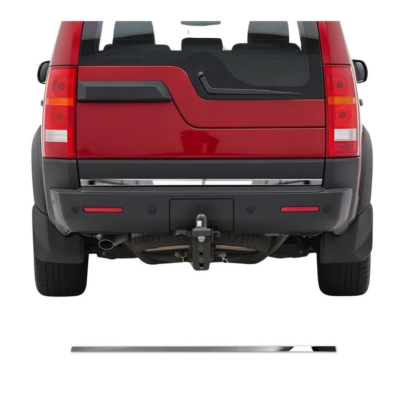 2005-2009 Land Rover LR3 Rear Trunk Molding Trim Stainless Steel Silver 1Pc
