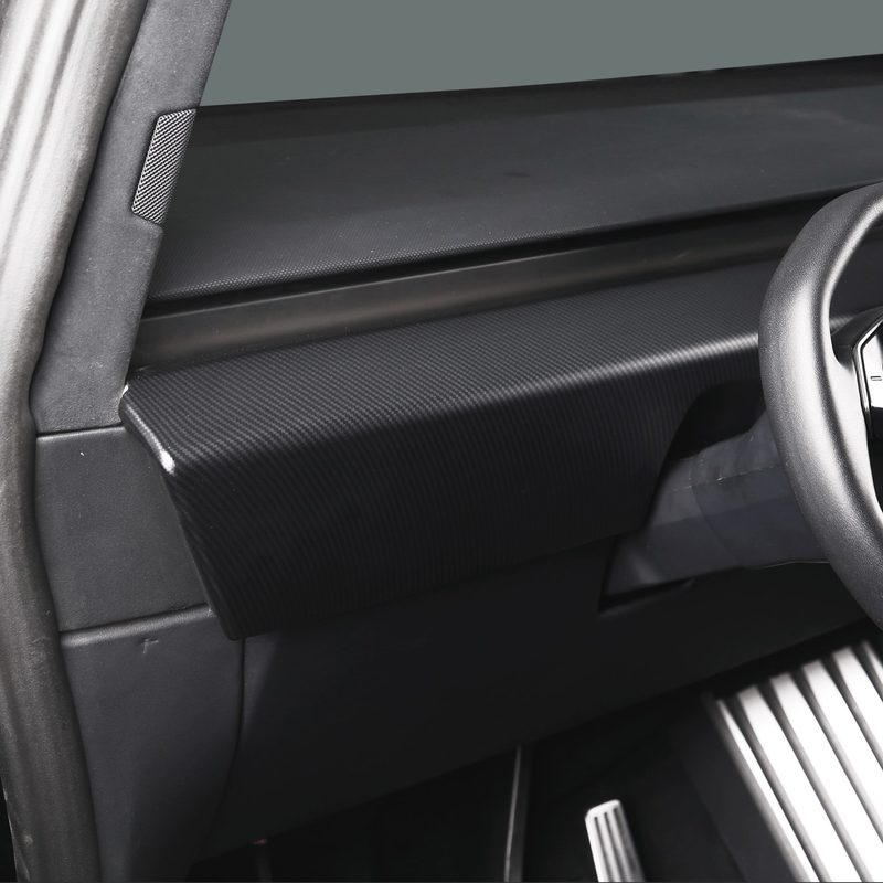 [Carbon Fiber Pattern ABS] Dashboard Cover For Cybertruck (2 PCS)