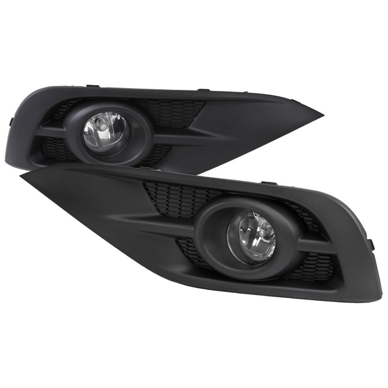2012-2014 Honda CR-V H11 Fog Lights Kit Chrome Housing/Clear Lens