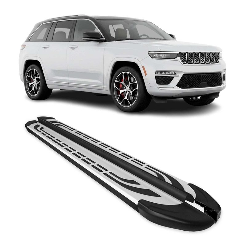 2021-2026 Jeep Grand Cherokee L Nerf Bar Side Step Running Boards Aluminum 2x
