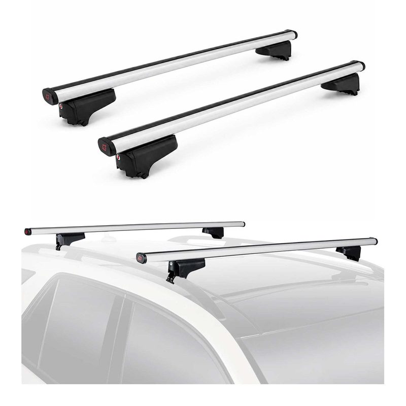 G3 Roof Racks for Suzuki SX4 2007-2013 Aluminium Lockable 165Lbs Gray