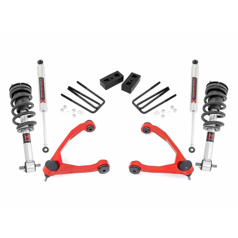 Fits 2014-2016 Chevy Silverado/GMC Sierra 1500, 5'8" ,6'6" ,8' Bed (RGH-19840RED)