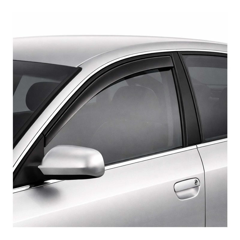 1997-2001 Audi A6 C5 All Models 4B Window Visor Vent Rain Deflector 2Pcs Smoke