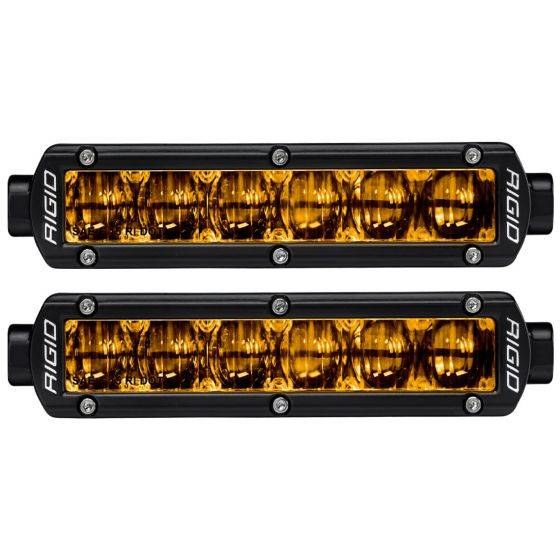Rigid Industries SR-6" SR-Series Pro Dot/SAE Par De Luces Para Niebla Selectivas Amarillo