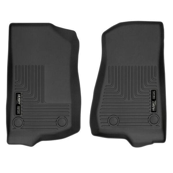 Tapete Husky Weatherbeater 1ra Fila Color Negro para Wrangler JL / Gladiator
