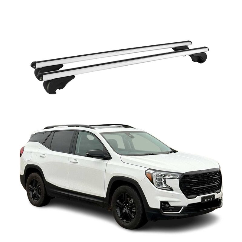 2018-2024 GMC Terrain / Terrain Denali Roof Rack Cross Bars Silver