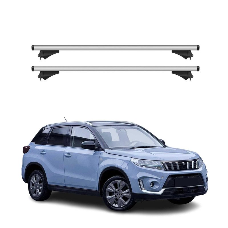2015-2023 Suzuki Vitara / Escudo Ly Roof Rack Cross Bars Silver