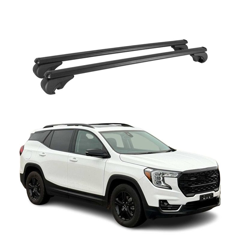 2018-2024 GMC Terrain / Terrain Denali Roof Rack Cross Bars Black