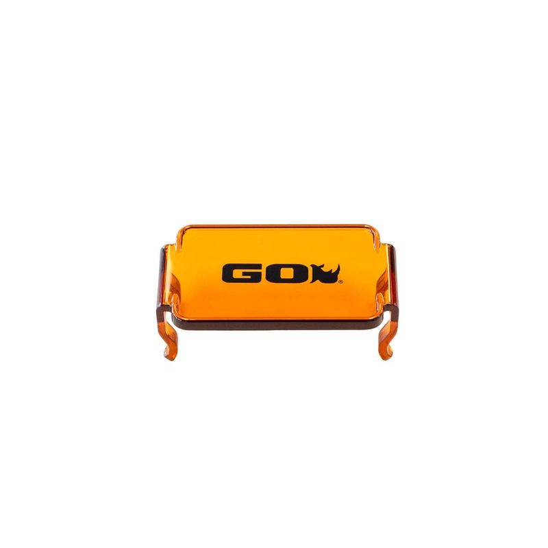 Cubierta para faros Go Rhino RECTANGLE de 2 Leds Ambar