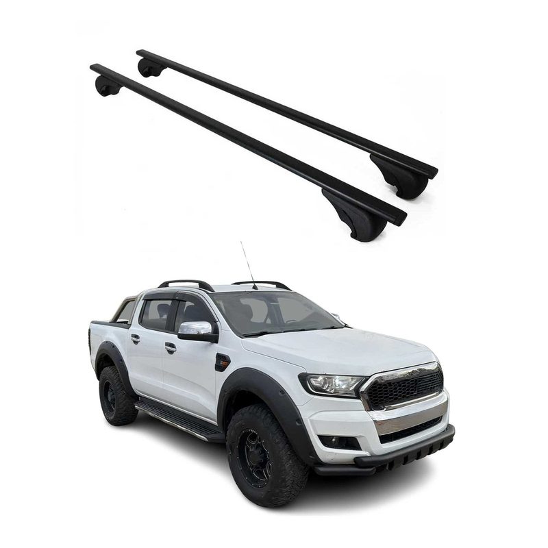 2019-2023 Ford Ranger Roof Rack Cross Bars Black