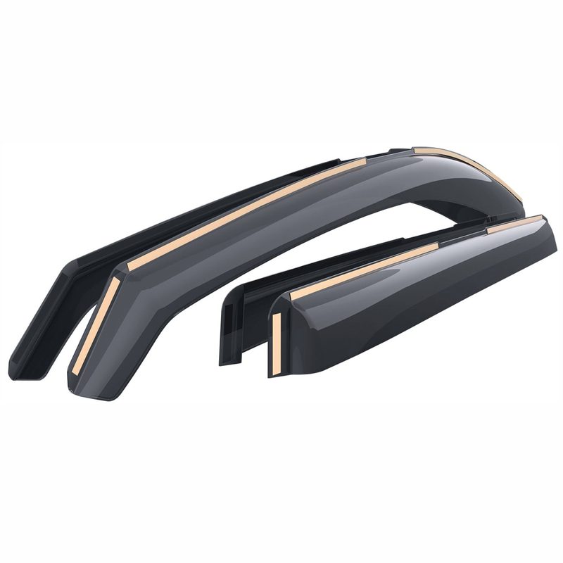 Goodyear Wind Deflectors for Jeep Grand Cherokee 2022-2025 In-channel Smoke 4x