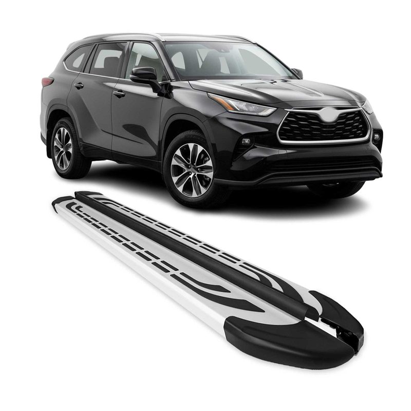 2020-2026 Toyota Highlander Nerf Bar Side Step Running Boards Alu 2x