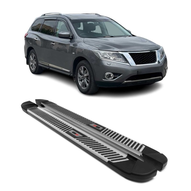 2013-2021 Nissan Pathfinder Nerf Bar Side Step Running Boards Alu 2x