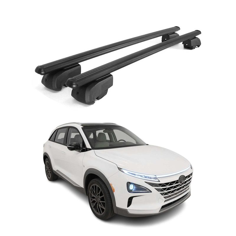 2019-2023 Hyundai Nexo Roof Rack Cross Bars Black