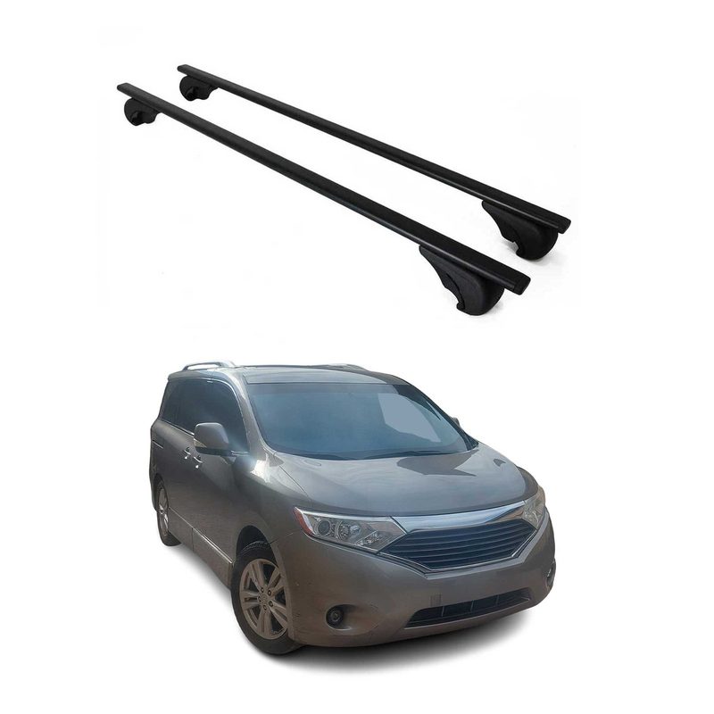 2011-2017 Nissan Quest Roof Rack Cross Bars Black