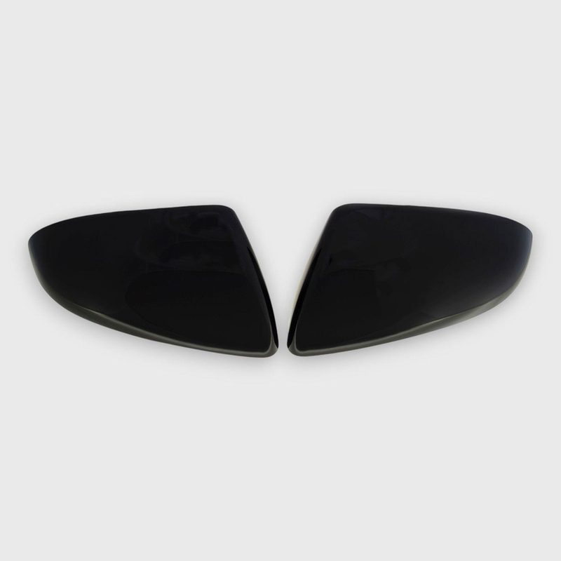 2016-2021 Hyundai Elantra Mirror Cover Caps Gloss Black 2Pcs ABS Plastic
