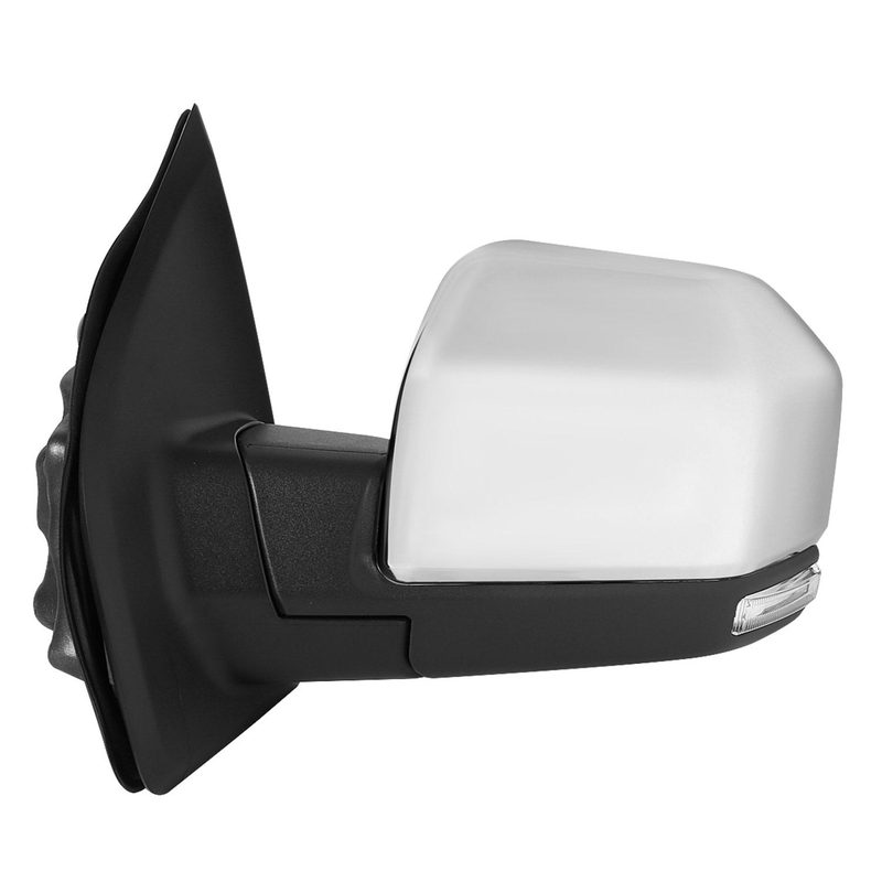 2015-2020 Ford F-150 Chrome Heated Side Mirror LED Turn Signal Driver Side