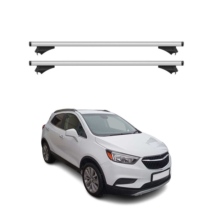 2013-2022 Buick Encore Roof Rack Cross Bars Silver