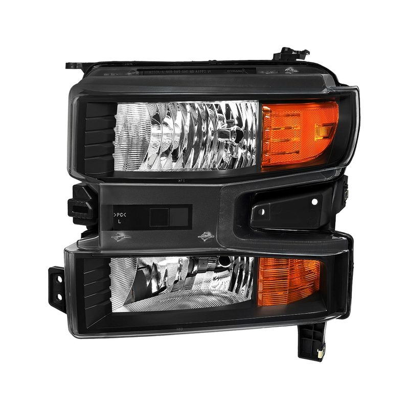 2019-2021 Chevy Silverado 1500 Driver Side Factory Projector Headlight Black