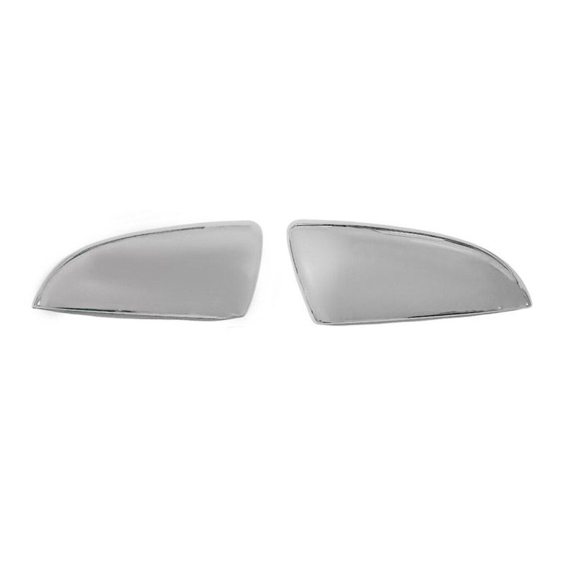 2014-2018 Kia Forte Side Mirror Cover Caps Stainless Steel Silver 2 Pcs